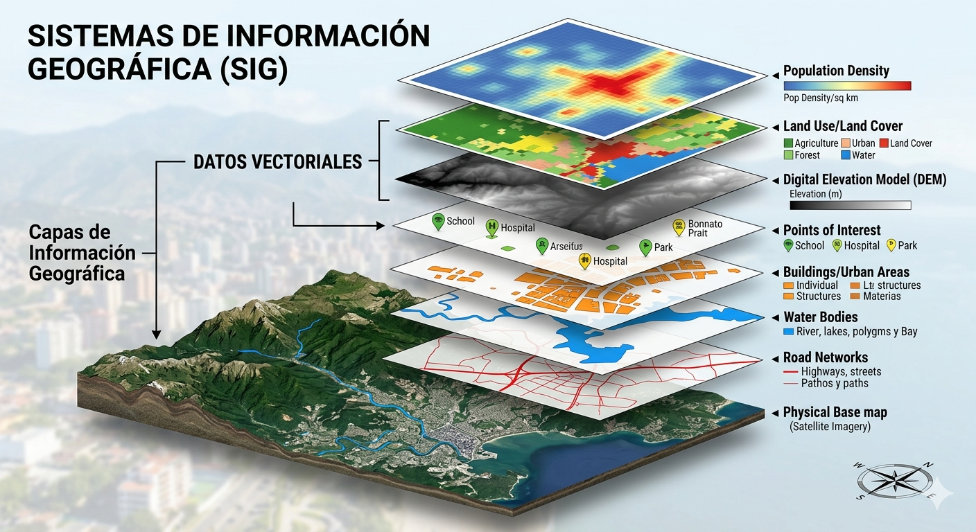 Los mapas que usas todos los días y no sabías que eran SIG